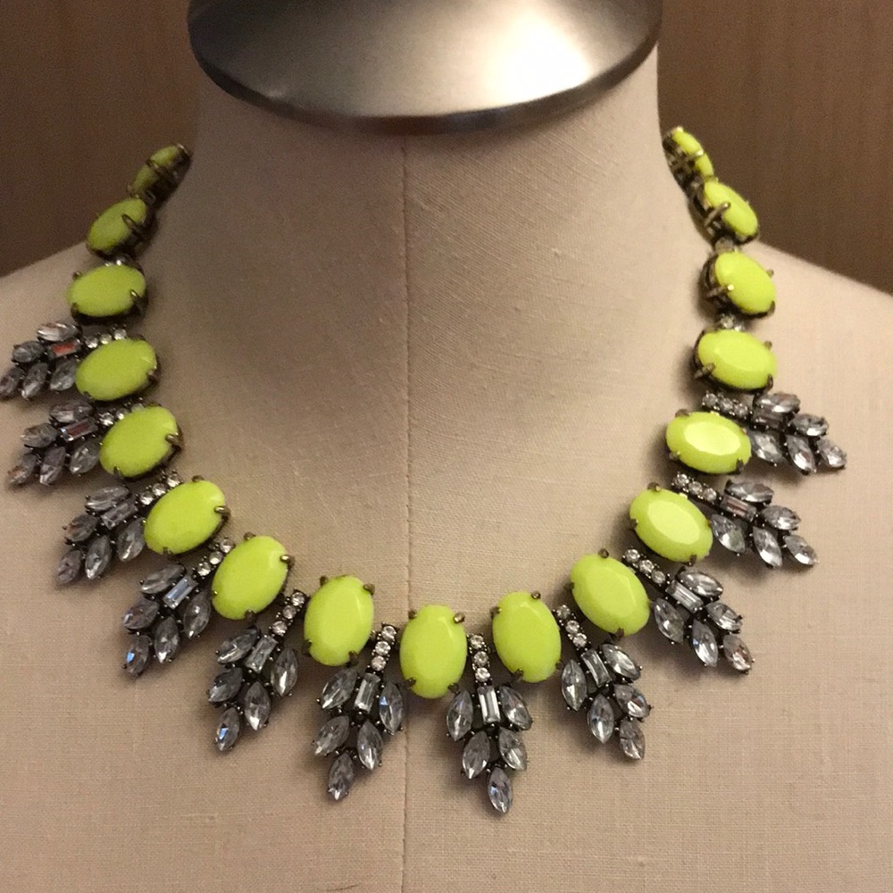 Statement necklace and bracelet